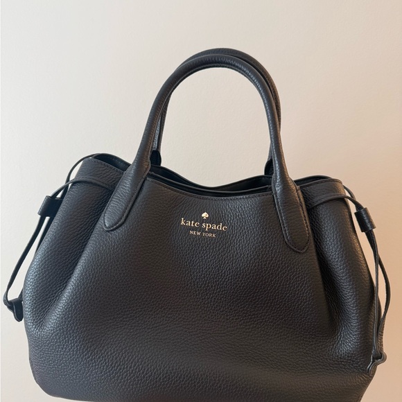 Kate Spade Large Dumpling Black Pebbled Satchel - Picture 3 of 8